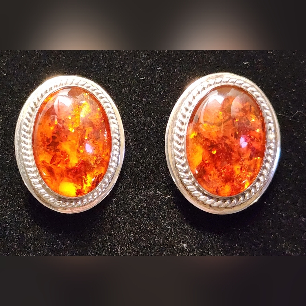 Jay King Amber Earrings